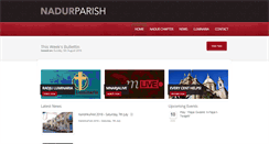 Desktop Screenshot of nadurparish.com