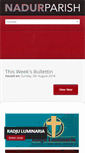 Mobile Screenshot of nadurparish.com